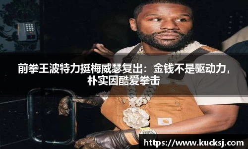 前拳王波特力挺梅威瑟复出：金钱不是驱动力，朴实因酷爱拳击